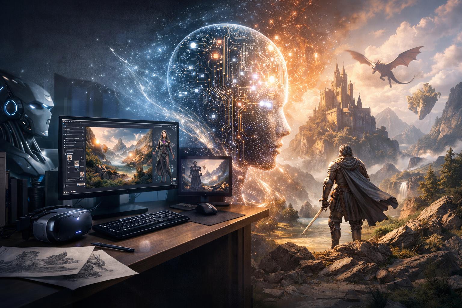 Визуальная революция генеративного ИИ** 🎮✨