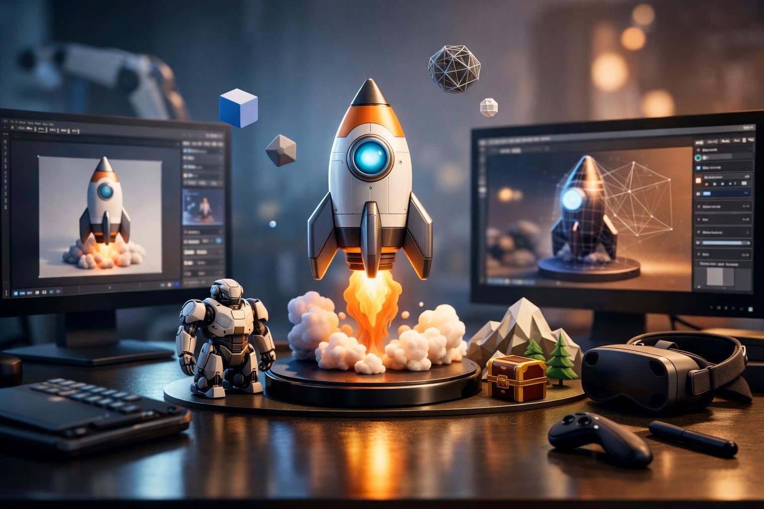 🚀 Midjourney теперь делает не только картинки, но и 3D