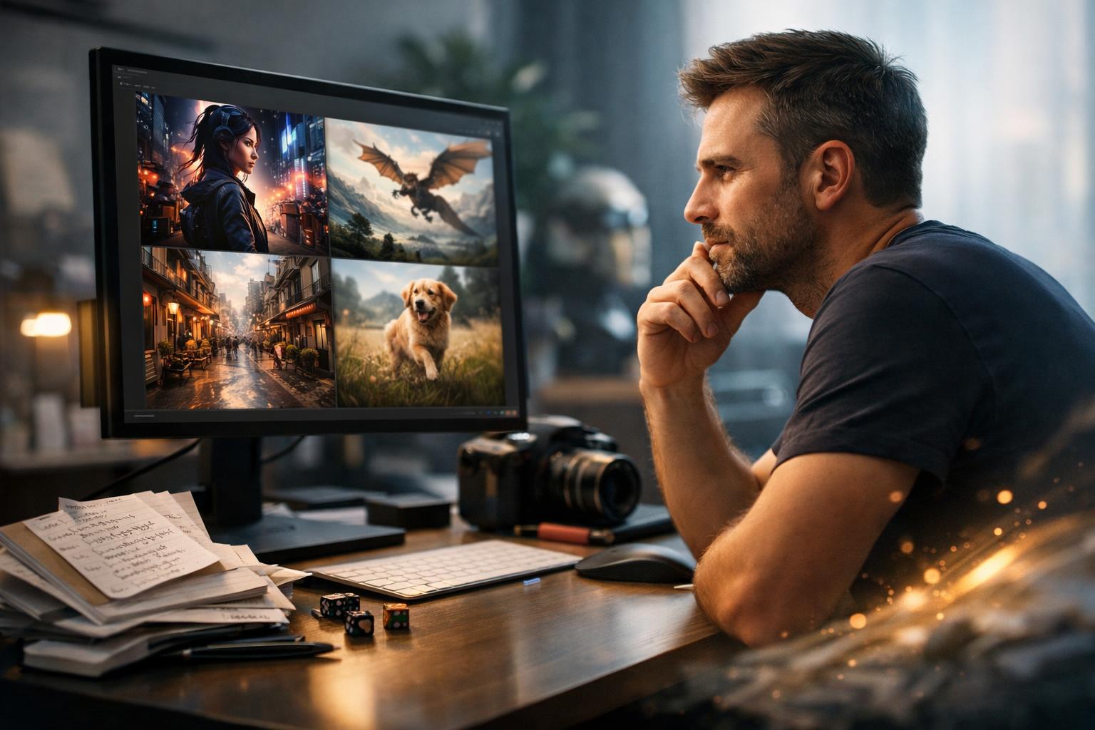 Я перестал охотиться за идеальными промптами — и начал получать лучшие изображения в Midjourney V8.1** ✨